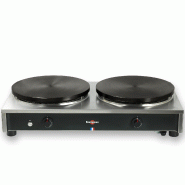 Crêpière gaz double Standard régulation manuelle ø40cm Krampouz Crêpière gaz double Standard régulation manuelle ø40cm Krampouz