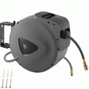 ENROULEUR AUTOMATIQUE DE TUYAU D\'AIR COMPRIMÉ 20 M AVEC RACCORD RAPIDE 08_0000257