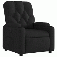 Fauteuil inclinable Noir Tissu Modèle Termontel - 372481