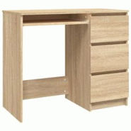 Helloshop26 - Bureau table poste de travail meuble d'ordinateur informatique étude chêne sonoma 90 x 45 x 76 cm bois d'ingénierie 02_0023663 - 3000 Helloshop26 - Bureau table poste de travail meuble d'ordinateur informatique étude chêne sonoma 90 x 45 x 76 cm bois d'ingénierie 02_0023663 - 3000