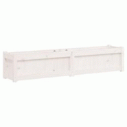 Helloshop26 - Jardinière bac lit surélevé plantes fleurs terrasse jardin 150 x 31 x 31 cm bois massif de pin blanc 02_0037428 - 3000214244884 Helloshop26 - Jardinière bac lit surélevé plantes fleurs terrasse jardin 150 x 31 x 31 cm bois massif de pin blanc 02_0037428 - 3000214244884