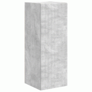 Helloshop26 - Meuble TV mural moderne élevez votre espace avec rangement élégant 30 x 31 x 80 cm en bois d'ingénierie béton 02_0054973 - Bois mas