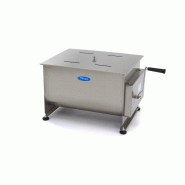 Mélangeur à viande manuel  ECO 50 L - 43 kg -  cuve fixe - axe double