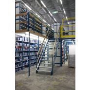 Mezzanine industrielle - europe racking - charge maximale jusqu’à 2.000 kg/m²