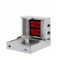 Roller Grill machine à kebab vitrocéramique 2 foyers GR 40 V - gris inox GR 40 V Roller Grill machine à kebab vitrocéramique 2 foyers GR 40 V - gris inox GR 40 V