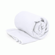 Serviette 170X90 Cm En Polyester Rpet Blanc - 5601316651129