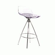 Tabouret de bar métal design 80 cm - led