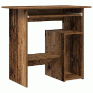 VidaXL Bureau vieux bois 80x45x74 cm bois d'ingénierie Modèle Milan Ligne - 855994