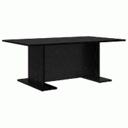 VidaXL Table basse Chêne noir 103,5 x 60 x 40 cm Bois d'ingénierie Modèle Polaris Horizon - 875154