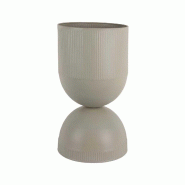 Cache pot en métal réversible Tonar Gris - L Pt' - gris 8714302772085