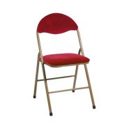 Charlotte - chaise pliante - vif furniture - bronze/bordeaux