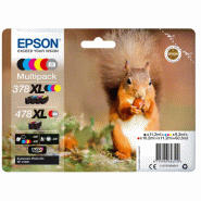 EPSON Multipack 6 colours 378XL/478XL Squirrel incl. R/G