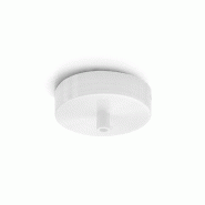 Gea Luce Rosace Ronde En Métal Alice Ip20 Blanche Pour Suspension - Socle De Plafond Moderne, Connexion Centrale, Installation Facile - blanc ALICE B