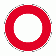 Panneau B0 - Circulation interdite