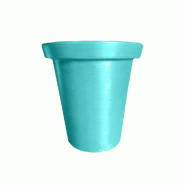 PLAST'UP ROTOMOULAGE Pot de fleurs rond xxl delight 760l - MENTHEFRAICHE - bleu 0750122559770