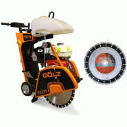 Scie à sol FS175 moteur thermique HONDA GX390 + 1 disque mixte LBA60 Ø 350 mm - GOLZ - 02821756000+LBA60351 HONDA