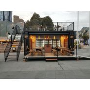 Snack restaurant ISK12 avec terrasse toiture Snack restaurant ISK12 avec terrasse toiture