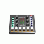 Table De Mixage Bluetooth Pour Enregistrement Et Chant En Direct Noir Or YONIS - noir 3615616946986 Table De Mixage Bluetooth Pour Enregistrement Et Chant En Direct Noir Or YONIS - noir 3615616946986