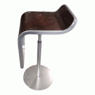 Tabouret Hauteur Normale 355x410H850 Stratifié Marron CHSHN36x41StraMarr