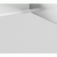 Tapis antiderapant pour tiroir arcitech  longueur 5 m  profondeur 500 mm  blanc