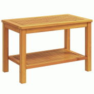 VidaXL Table d'appoint Marron 70 x 40 x 45 cm Bois d'Acacia Massif Modèle Orion Office Select - 4108103