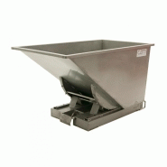 Benne auto-basculante inox 600 à 900 litres 600 litres Benne auto-basculante inox 600 à 900 litres 600 litres