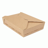 Boîte américaine micro-ondab The pack nano-micro 1470 ml 19,6x14x4.5cm -par 300