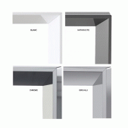 Bureau droit individuel Star - Mobel Linea - 140, Alu, Acacia foncé, Oui