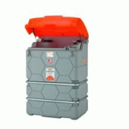 Cuve Cube pour huile - Volume 1000L à 2500L - Rétention intégrée et capot