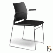 Fauteuil de conférence ADELA - Sokoa - Rouge_0