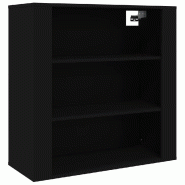 Helloshop26 - Armoire murale pratique et décorative 80 x 33 x 80 cm avec rangement spacieux style contemporain en bois d'ingénierie 02_0048282 - Boi