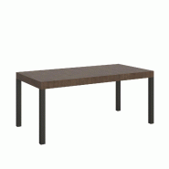 Itamoby Table Extensible 90X180/440 Cm Everyday Noyer Structure Anthracite - marron 8050598017975
