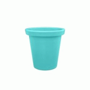 PLAST'UP ROTOMOULAGE Pot de fleurs rond xxl delight 420l - MENTHEFRAICHE - bleu 0750122559688