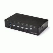 Switch KVM USB HDMI à  4 ports avec hub USB 3.0 intégré - 1080p