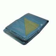 BÂCHE TRAVAUX 4X5 M - RÉSISTANTE - ETANCHE - ANTI-UV - BLEUE ET VERTE BÂCHE TRAVAUX 4X5 M - RÉSISTANTE - ETANCHE - ANTI-UV - BLEUE ET VERTE