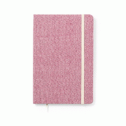 Bloc-notes rouge en coton recyclé - 8435408320207