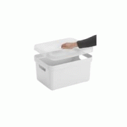 Boite de rangement avec couvercle transparent Sigma Home Box 13 L (Lot de 6) Sunware - blanc 3700866345150 Boite de rangement avec couvercle transparent Sigma Home Box 13 L (Lot de 6) Sunware - blanc 3700866345150