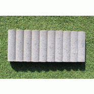 Bordure Forestière en Béton - 50x20x6cm - Couleur Anthracite