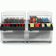 Buffet libre service - Omnia Pick "Food to Go" - Réfrigéré, autonome et hygiénique Buffet libre service - Omnia Pick "Food to Go" - Réfrigéré, autonome et hygiénique