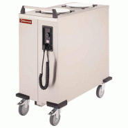 Chariot chauffe-assiettes 2 piles 260-310 mm chauffe assiettes - P2THN-MS310