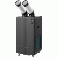 Climatiseur pro mobile 3,5 kW 12000 BTU 680m³/h - Spotcooler professionnel pour climatisation localisée - avec thermostat intégré - 2 sorties MW Tools APP3500