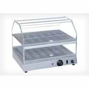 Dh 395 - vitrine chauffante professionnelle 2 étages - beckers - l500xp370xh412 mm