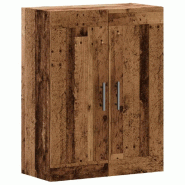 Helloshop26 - Armoire murale élégante en bois 69,5 x 34 x 90 cm gain de place design intemporel en bois vieux bois 02_0051144 - Bois massif 30002367