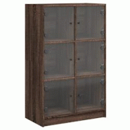 Helloshop26 - Buffet bahut commode armoire meuble de rangement organisateur cuisine salle de séjour salon haut avec portes bois 02_0032234 - 30002106 Helloshop26 - Buffet bahut commode armoire meuble de rangement organisateur cuisine salle de séjour salon haut avec portes bois 02_0032234 - 30002106