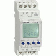 Horloge hebdomadaire ou journalière - 1 canal - 1 relais 16A - tension 230V. - LETTEL - CTS2-H1L Horloge hebdomadaire ou journalière - 1 canal - 1 relais 16A - tension 230V. - LETTEL - CTS2-H1L