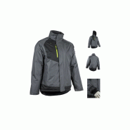 PARKA YUZU noir ripstop enduit pvc300g/m²+polaire300g/m²