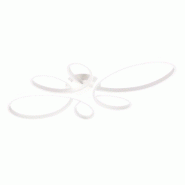 Plafonnier Led design blanc 3900lm 4000K dimmable  - Trio - Fly - blanc métal 4017807600858