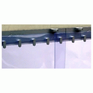 Porte à lanières ridstd / transparente / lanières fixes / isolation thermique_1