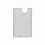 Porte badge usage intensif - référence : ids71 - lot de 100 - polycarbonate translucide anti-UV