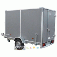 Remorque fourgon Lider V3 - freiné - 260x155x177 cm - PTAC : 1350 kg - Reference -42970 - protection intempéries et vols